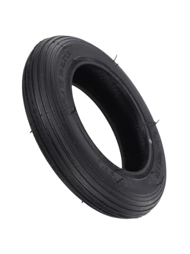RichVibe 6 pulgadas 6 x 1.25 para vacío exterior para neumáticos scooter eléctrico, sin cámara para neumático con agarre mejorado, para modelos de 6 x 1 1/4, color negro