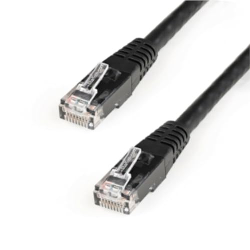 Allen Tel AT1550EV-BK Category 5e Patch Cord, 50-Foot Length, Black, AT15 Series