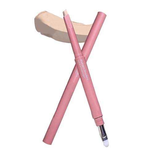 Lápiz de cejas, lápiz de cejas de doble extremo, aplicador de punta oblicua con iluminador, lápiz de sombra para mujer, maquillaje, belleza, vida cotidiana, trabajo, fiesta, ocasiones sociales