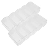 GARVALON 2pcs Chip Bowl for Parties Reusable Poker Chip Tray Plastic Storage Organizer Coin Cases for Poker Supplies