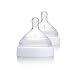 Breeze Level 1 Slow Flow Nipple, 2-Pack