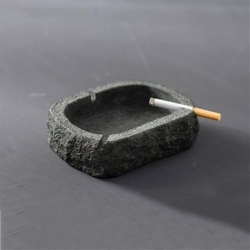 Cendrier en pierre artisanale objet de décoration intemporel pour amateurs de tabac
