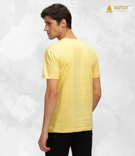 Image of Men T Shirt Cotton Round Neck | Solid Cotton Tee Half Sleeve | Breathable Casual T Shirt for Men | Stylish Round Neck Casual Wear | 12 Colors