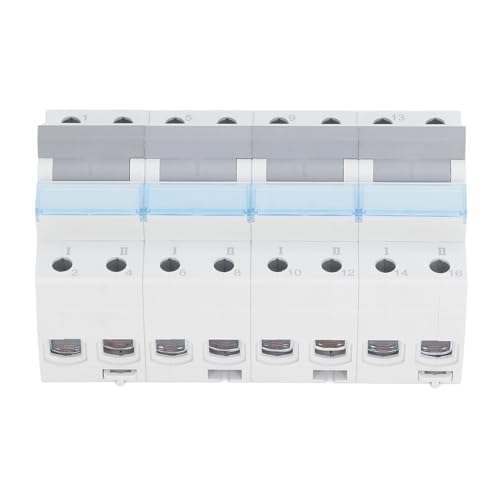 Interruptor de transferencia manual doble potencia 400VCA con selector de cambio 63A 6