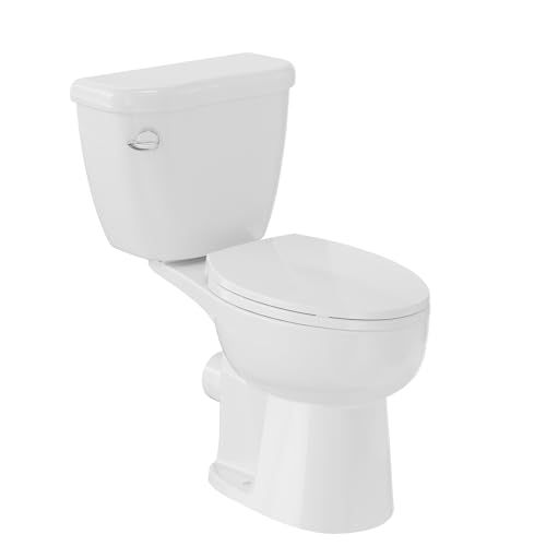 Two-Piece Toilet with 17 Inch Height Rear Outlet Toilet with Extension Pipe