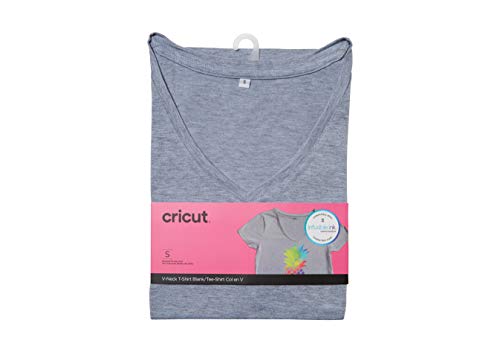 Cricut Women's Fitted T-Shirt Blank, V-Neck, S