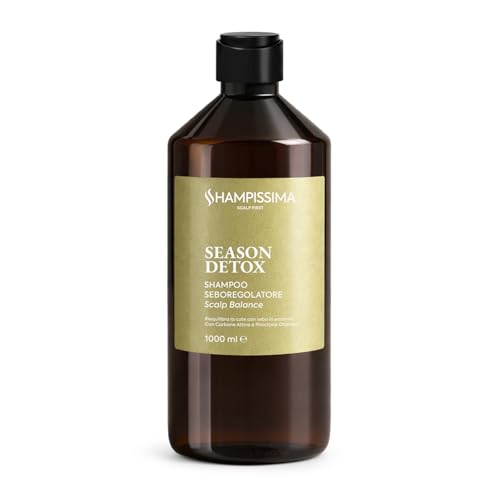 Shampissima Professional, Shampoo Capelli Grassi Professionale - Seboregolatore & Purificante - Ideale per Cute Grassa, 1000 ml
