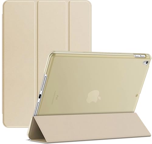 For Apple iPad 9th Generation (2021), 8th Gen (2020) A2270/2428 Smart case Magnetic Stand cover with Wake/Sleep (Gold)