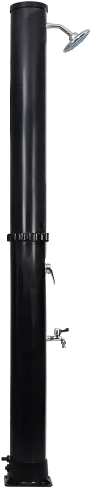 vidaXL Outdoor Solar Shower, Swimming Pool Shower with Head and Faucet, Garden Shower, Shower Stand for Backyard Beach Poolside, 10.6 gal