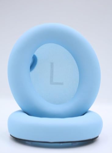 イヤホン交換パッド,Anker Soundcore Space Oneイヤホン互換イヤーパッドソフトで快適な革生地耐久性のあるメモリーバブル基板です(クリスタルブルーです)