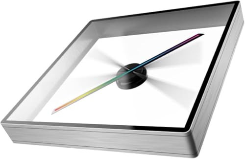 Proiettore 3D ologramma - Ventilatore stereo galleggiante per pubblicità con custodia sicura per cartelli bar casinò e feste ideale per promozioni accattivanti