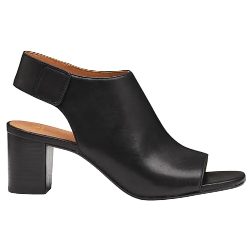 MOOMMO Women Chunky Block Heel Booties Sandals Open Square Toe Cutout Ankle Boots Backless 2" Stacked Mid Heels Matte Sandal Bootie Dress Peep Toe Heeled Sandals Hook & Loop Vintage Comfort 4-11 M US2