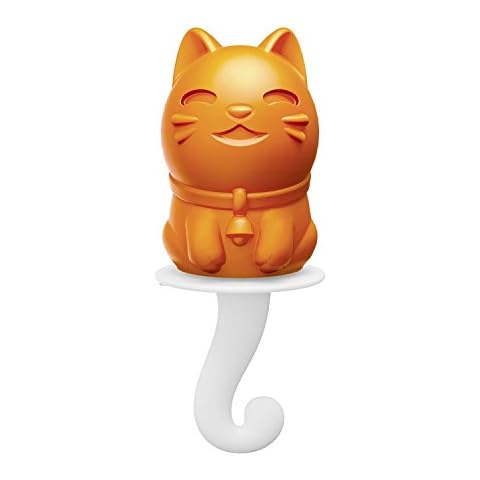 Zoku Eisformen Ice Pop Katze 45ml in orange Cover