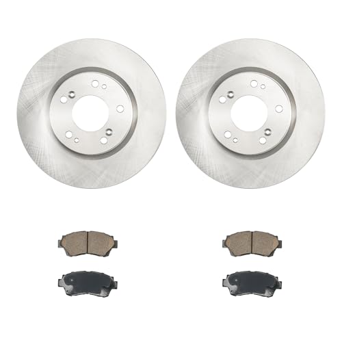 Image of KAX Front Brake Kit, OE Brake Rotors and Ceramic Brake Pads | Fits Toyota Camry 2000-2001 2.2L, Toyota Sienna 1998-2003, Toyota Camry 1992-1996 3.0L, Toyota Avalon 1995-1997, Lexus ES300 1992-1996