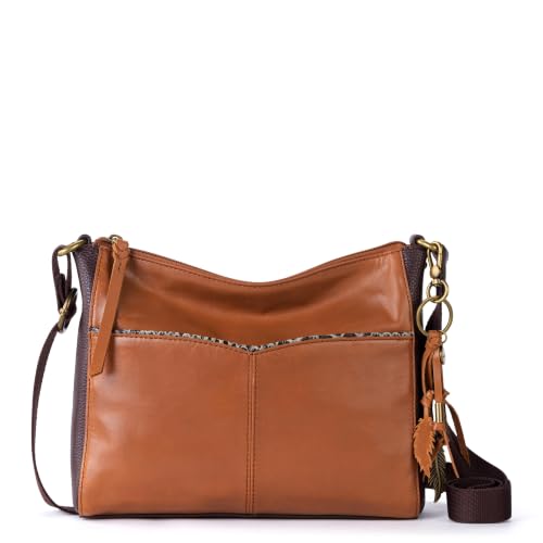 Image of The Sak Alameda Leather Crossbody Purse - Leather Women's Handbag for Everyday & Travel - Cross Body Bag With Zipper