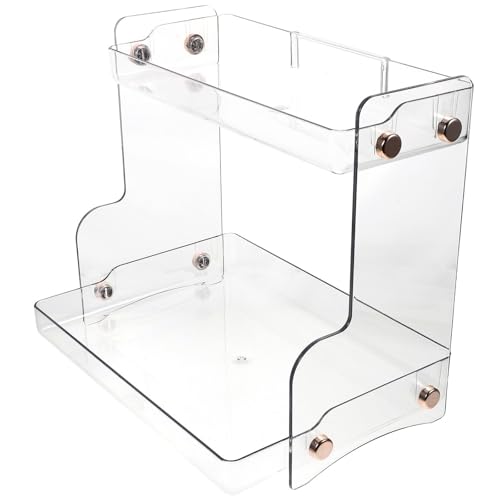 Organizador de baño minimalista en estructura doble de PET de alta resistencia 2