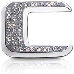 Crystal Letter C Chrome Car Emblem