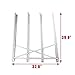 WINMAX TOOLS AUTOMOTIVE Heavy Duty 220 lbs Sawhorse Work Table, Portable Folding Sawhorse, Adjustable Steel Sawbuck for Firewood, Lightweight Log Wood Cutting Saw Horses Stand