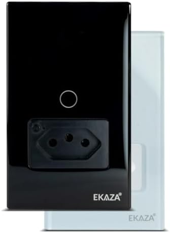 EKAZA Interruptor Inteligente Touch com Tomada 20A, Wi-Fi, 1 Botã...