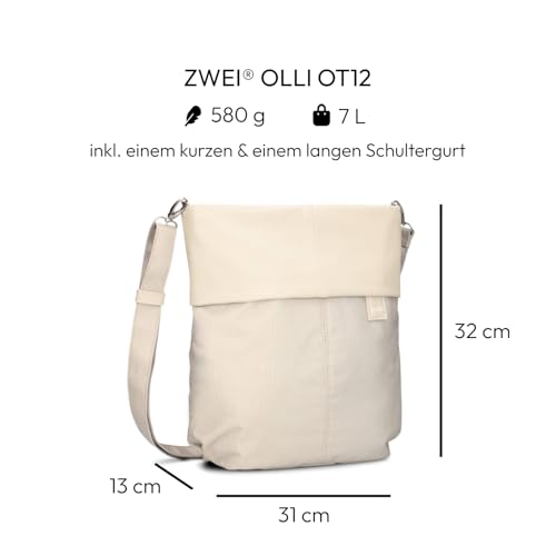 Zwei Olli OT12 Linen sac à dos urbain compartimenté aspect textile - 2