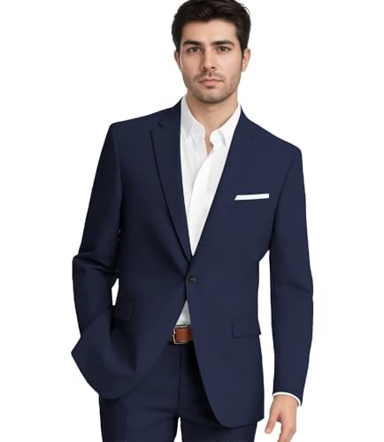 Men's Suits for Men Slim Fit Mens 2 Piece Suit, Formal Mens Suit for Wedding Business Prom Jacket Pants Set