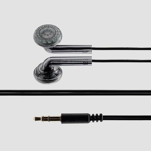 Image of Moondrop Nice Buds Flat-Headed Earbuds with 3.5mm Stereo Plug (Black Transparent with Mic)