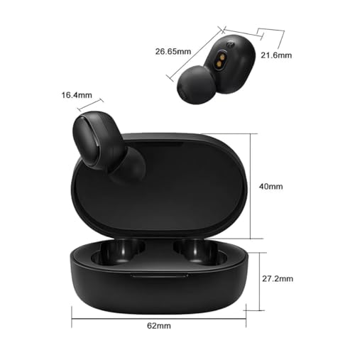 Fone de Ouvido Sem Fio Redmi AirDots 2 Bluetooth 5.0 - Som Imersivo, Design Ergonômico, Ideal para d