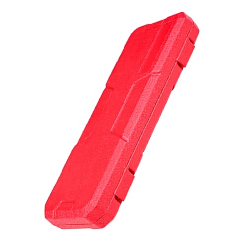 Yardenfun Box Caliper Box Caliper Holder Tool Kit for Home Ruler Container Caliper Storage Holder Caliper Ruler Holder Car Tool Kit Caliper Case Measuring Tool Container Plastic Red