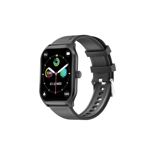 Image of Promate Xwatch-B2 Smartwatch with 2.01 inch Ultra Large Display, BT Calling, 15 Days Battery Life, 123+ Sports Modes, IP67 Water Proof, Smart Notifications, Real-Time HR Monitor, 200+ Watch Faces (Black)