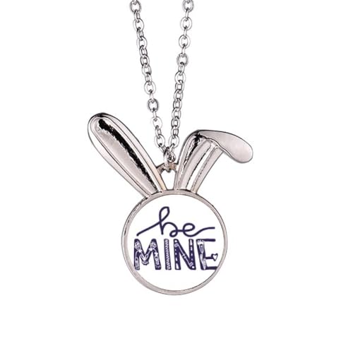 Collier lapin Be Mine au quotidien : sublimez votre style avec sa citation manuscrite