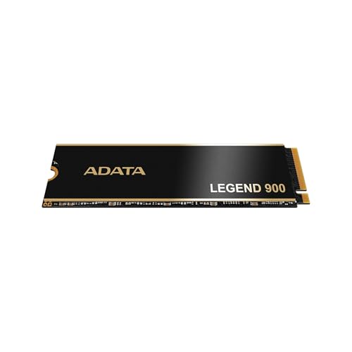 Image of ADATA LEGEND 900 - PCIe Gen4 x4 M.2 2280 Solid State Drive (SSD) - 2TB High-Speed Storage - Up to 7,000 MB /s Read Speed - Built-In Heatsink & Durable Design - Ideal for Gamers, Creators & PC Builders