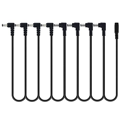 Godtone 1 to 8 Way Daisy Chain Cable Guitar Effect Pedal Power Supply