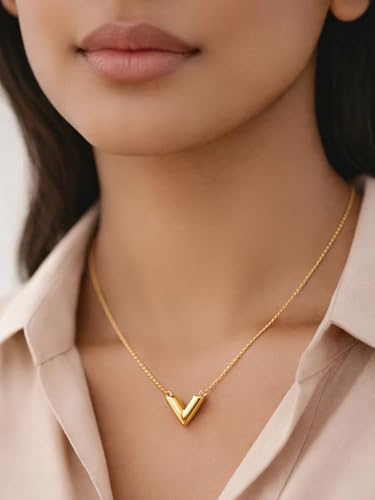 Image of Rubans Demi Fine Stainless Steel Pendant Chain Daily Gift for Women & Girls