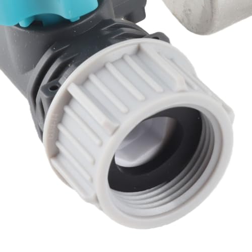 Akozon Válvula Reguladora de Agua Ajustable G3 de 4 Pulgadas con Manómetro, Controlador de Presión, Manómetro Regulador, Controlador de Riego de Jardín de Invernadero