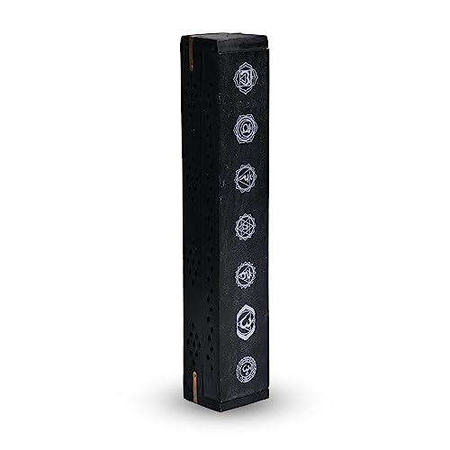 Soporte de incienso negro, soporte para varillas de incienso hecho a mano, soporte de incienso para palos, soporte para quemador de incienso, quemador de incienso, soporte de salvia, soporte de