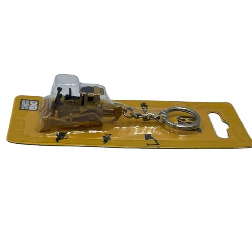 QHGTBFN - QHGTBFN 85984 D8T Bulldozer Construction Equipment Diecast Keychain, Heavy Machinery Enthusiast Gift (Compatible with Caterpillar Merchandise),Yellow