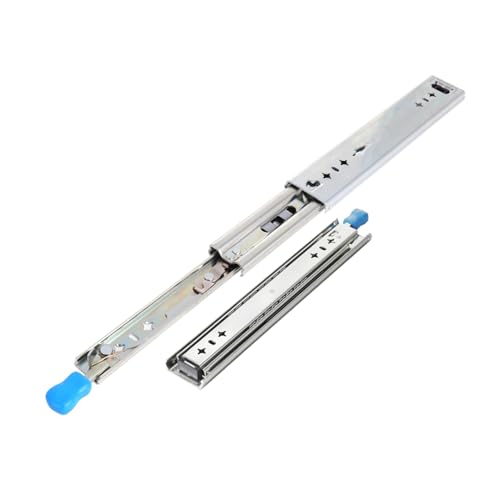 1 Par De Guías For Cajones Resistentes Con Mecanismo De Bloqueo, Guías Con Rodamientos De Bolas De Extensión Completa For Armarios De Herramientas Y Bancos De Trabajo(65cm/25.6inch)