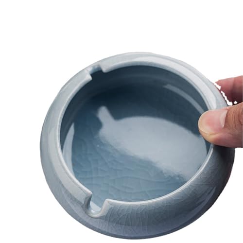 Winddichter Aschenbecher, moderner Zigarrenhalter für Zuhause und Büro, einzigartiges Schreibtischzubehör für Raucher, tolle Geschenkidee