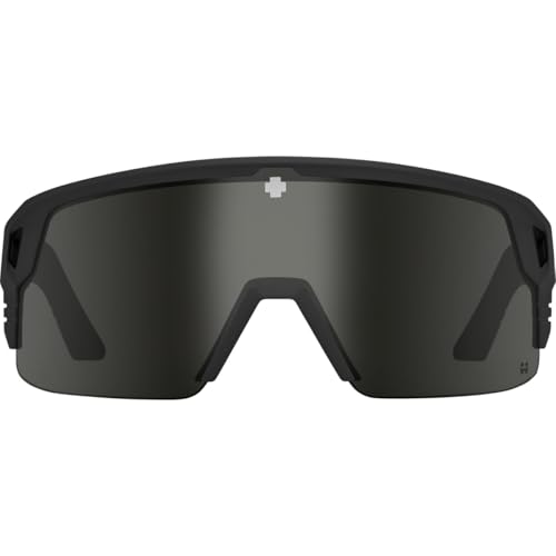 Image of SPY Optic Monolith 5050, Cylindrical Shield Semi-rimless Sunglasses, Color and Contrast Enhancing Lenses