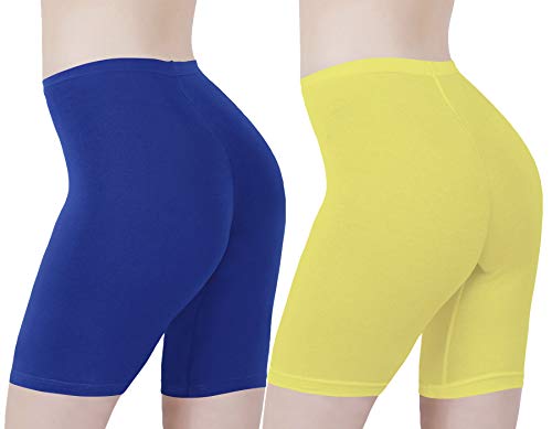 Image of Buy That Trendz Cotton Lycra Tight Fit Stretchable Cycling Shorts Womens | Shorties for Active wear /Exercise /Workout /Yoga /Gym /Cycle /Running Red Grey Combo Pack of 2