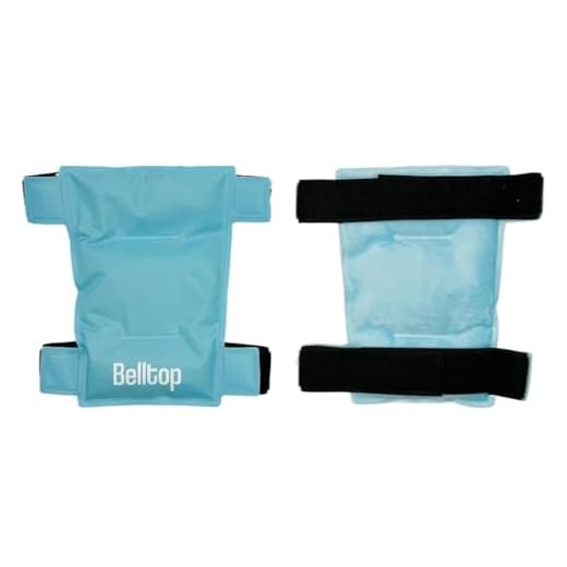 belltop x2 Bolsas de gel frío/calor para lesiones rodilla (rodillera ligamento y menisco), brazos, gemelos o cuadriceps. Hielo para lesiones y bolsa caliente microondas. Reutilizable y ajustable