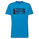 Mammut Trovat - Camiseta para hombre con logotipo, azul (glacier blue), M
