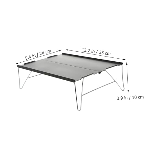 Table de camping pliante robuste en alliage d'aluminium - 4