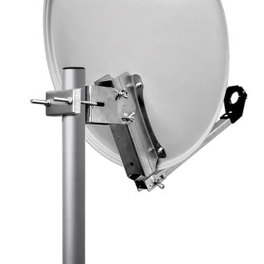 Parabole Satellite Acier 60cm avec Support LNB en Acier Galvanisé