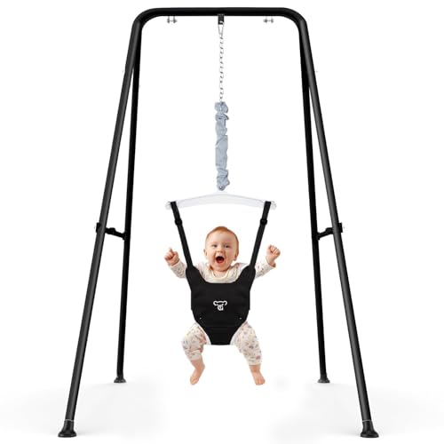 Türhopser Baby Hängeschaukel für Kleinkinder Babyschaukelsitz Baby Jumper mit Gestell Türhopser mit Ständer