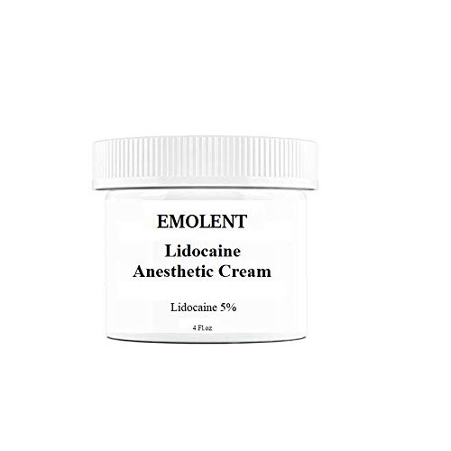 EMOLENT, 5% Lidocaine Pain Relief Cream, 4 fl.oz, (Packaging May Vary)