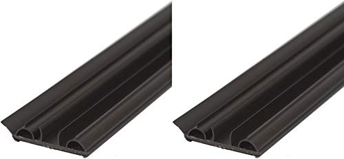M-D Building Products 47000 M-D Door Bottom, 36 in L X 1-3/4 in W X 1/2 in H, PVC, quot, Brown 2 Pack