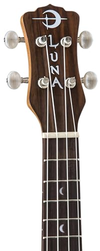 Luna UKEMOEL-COMBO-STD Mo'O Lizard Mahogany Concert Acoustic-Electric Ukulele Bundle thumb #4
