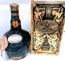 古酒 ROYAL SALUTE ロイヤルサルート 21年 緑陶器 700ml 40％箱、巾着