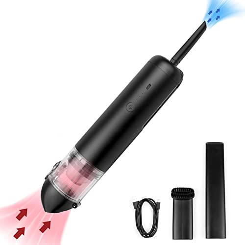 WEEFEESTAR Auto-Staubsauger, kabelloser elektrischer Luftstaubsauger, leistungsstarker 15000 PA, wiederaufladbarer 8000 mAh Handstaubsauger, tragbarer Staubsauger für Auto, Zuhause, Küche Cover